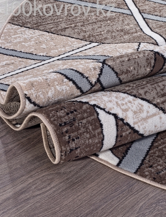 Merinos Ковер 100x200см,  Sierra D487 - BEIGE-BROWN 2 OVAL